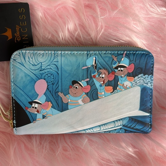 Loungefly Disney Cinderella Scenes Zip Around Wallet - Picture 6 of 12